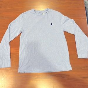 Polo Ralph Lauren long sleeve t shirt. Size medium. Light blue